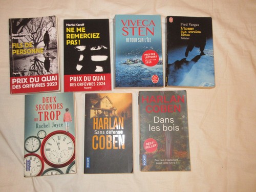 Lot romans thriller - romans,