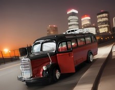 NGZ MODELE #128 MERCEDES BENZ OMNIBUS 0 3500  FÉDÉRAL REPUBLIK GERMANY 1/43