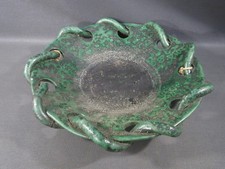 Ancien plat en terre cuite de Vallauris Beretta Barnoin design 20ème céramique