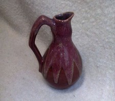 Pichet grès flammé Puisaye signé Lacheny