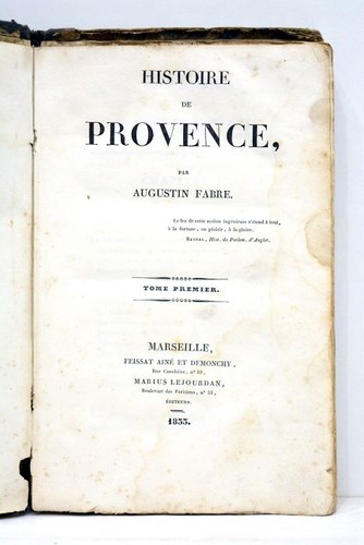 Livre ancien fabre - livre, de
