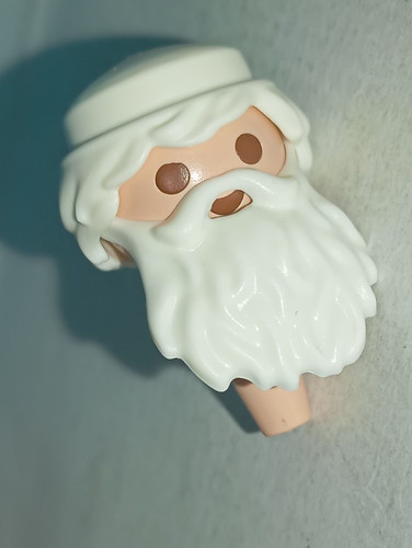 Playmobil tête cheveux blanc - cheveux,
