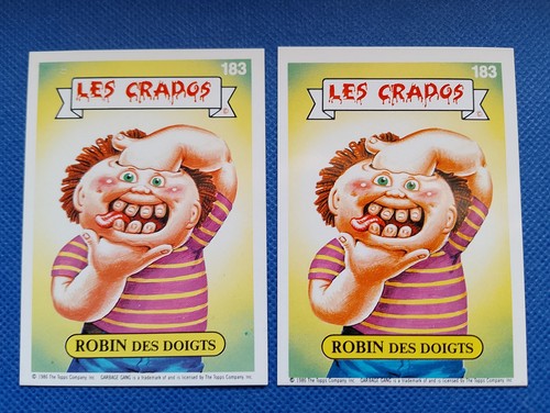 Les crados série - 2/, cartes