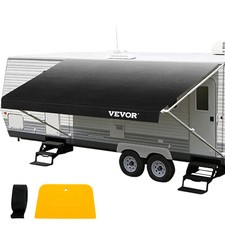 VEVOR Auvent pour Caravane Bâche de Camping 5,24 m Camping-car Charbon Dégradé
