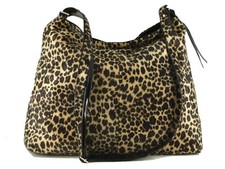 LONI Feral Épaule Bandoulière Sac Besace Animal Imprimé Faux Fourrure Ou Daim