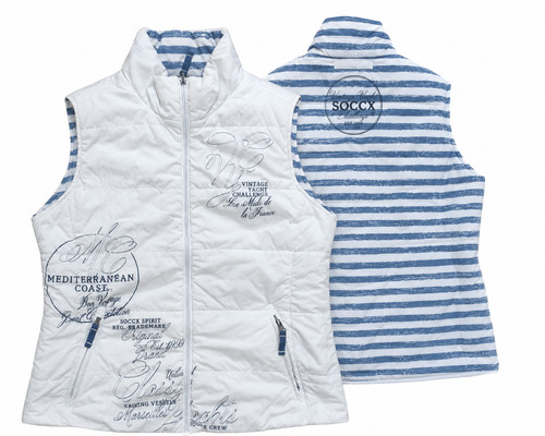 Gilet matelassé réversible
