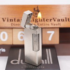 Briquet Dunhill motif panier