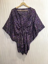 Pure Soie Caftan Court Femme