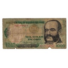 [#330493] Geldschein, Peru, 1000 Soles De Oro, 1981, 1981-11-05, KM:122a, GE