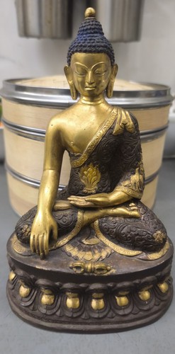 Statue bouddha tibétain - bouddha, en