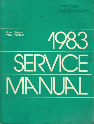 Dodge van 1983 manuel - van,