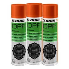 XENUM - Lot de 3 DPF CLEANER Nettoyant Filtre à particule FAP 3x 400ml + 3 buses