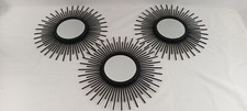 Déco Lot De 3 Miroirs Soleil
