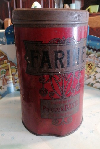Ancienne boîte tôle - boîte,