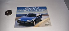 Autocollant Voiture RENAULT 19 "le gout de la force"