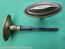 2 poignées laiton ancienne