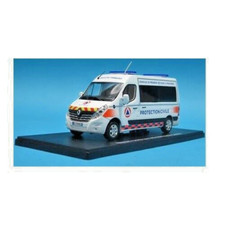 Renault Master 1/43 2014 ambulance VPSP Protection Civile 21 - Eligor 116798