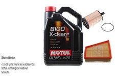 FEBI BILSTEIN Inspection set 5 L Motul 8100 + X-propre 5W30 pour VW Polo 9N_ 1.4