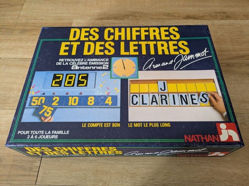 Des chiffres lettres de - des,