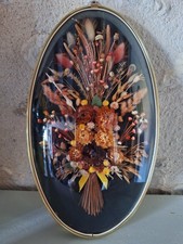 ANCIEN CADRE OVAL VERRE