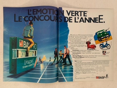 Publicite 1983 cassette - publicite,