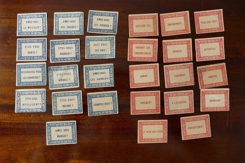 Jeu ancien cartes - ancien, de