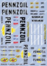 Planche décalcomanies à l'eau, Sponsors Vintage , Maquette 1:43, Miniatures