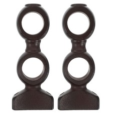  Lot de 2 supports de tringle