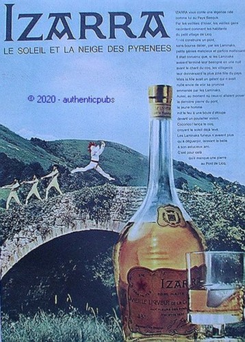 Publicite izarra liqueur - publicite,