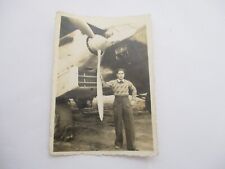 ANCIENNE PHOTOGRAPHIE VEHICULE ANCIEN DE COLLECTION NEZ D'AVION A HELICE