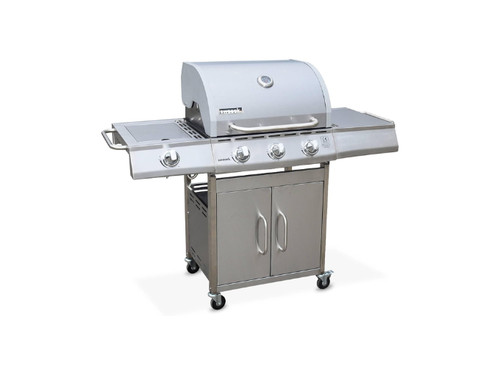 Barbecue gaz inox 4 - gaz, en