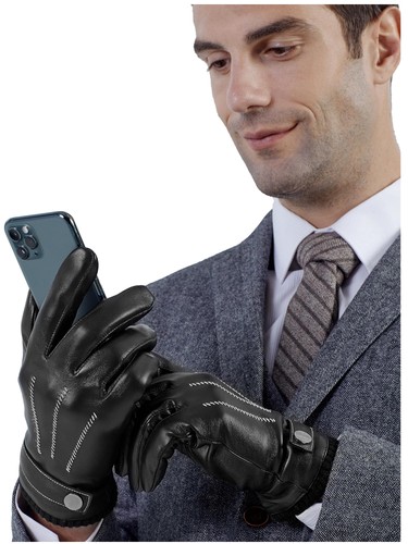 Gants cuir pour - en,