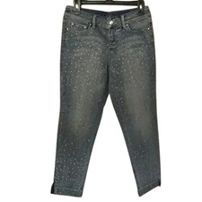 Cache Rhinestone Stud Cropped