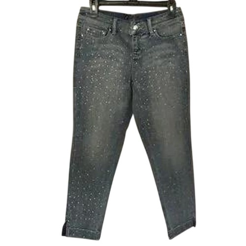 Cache rhinestone stud cropped - cache,