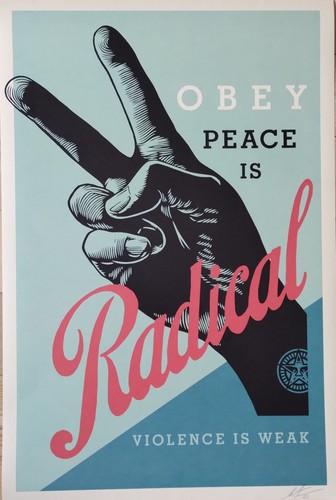 Radical peace signé 61cm - radical,