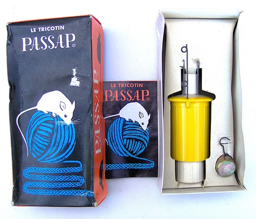 Tricotin ancien passap jaune - tricotin,