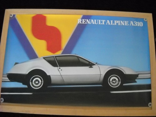 Affiche poster renault alpine - affiche,