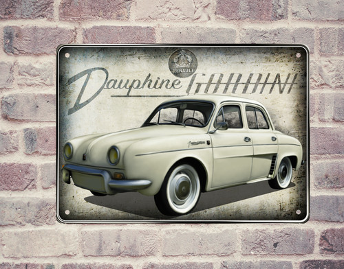 Plaque décorative renault - décorative,