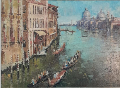 Tableau ancien huile grand - ancien,