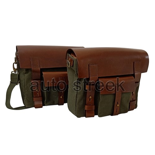 Sac cuir toile pour - en,