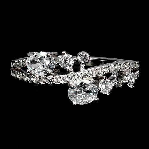 925 bague argent - bague, ovale