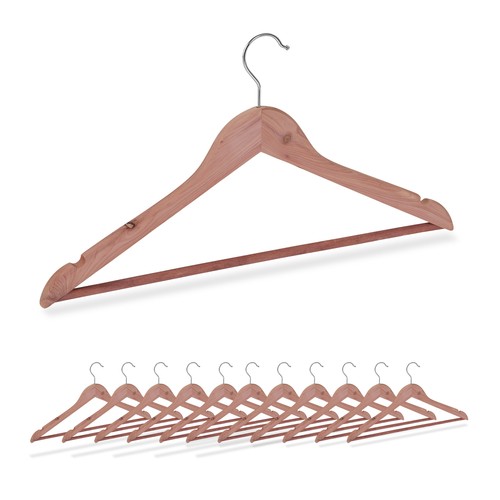 Cintres bois cèdre - lot, 12