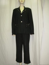 CONCEPT K Ensemble T42/44 Veste + Pantacourt Noir VFEN006