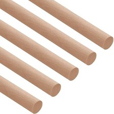 5x barre ronde Hêtre