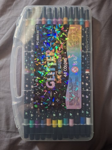 Feutres acryliques glitter - feutres,