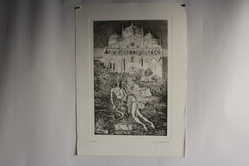 Gravure eau forte originale - forte,
