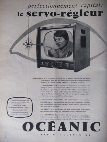 Publicité 1958 océanic - publicitÉ, radio