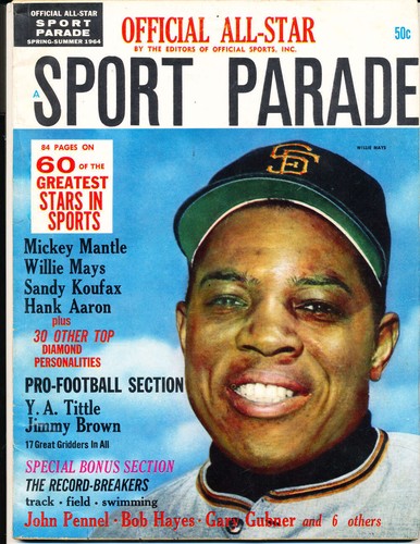 1964 sport parade willie mays - sport,