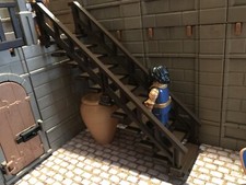 Playmobil escalier personnalisé 3D château 3666. Château Escalier du Château