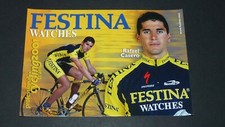 CPA CARTE CYCLISME CICLISMO TOUR FRANCE FESTINA 2001 CYCLING RAFAEL CASERO